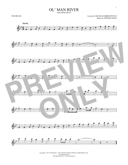 page one of Ol' Man River (Tenor Sax Solo)