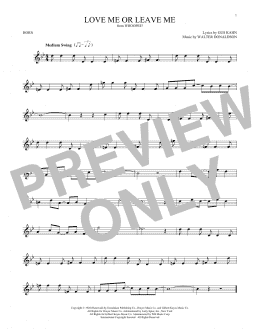 page one of Love Me Or Leave Me (French Horn Solo)