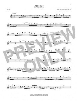 page one of Arioso (Flute Solo)