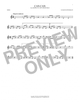 page one of Can Can (French Horn Solo)