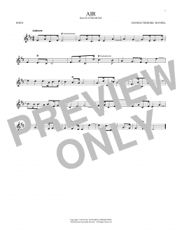 page one of Air (French Horn Solo)