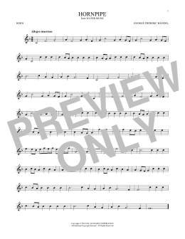 page one of Hornpipe (French Horn Solo)
