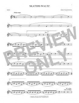 page one of The Skaters (Waltz) (French Horn Solo)