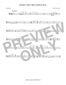 page one of Pomp And Circumstance (Trombone Solo)