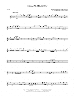 page one of Sexual Healing (Flute Solo)