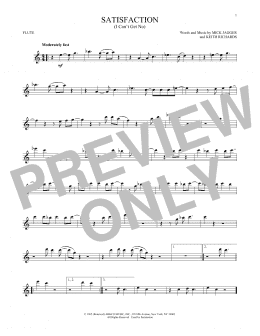 page one of (I Can't Get No) Satisfaction (Flute Solo)
