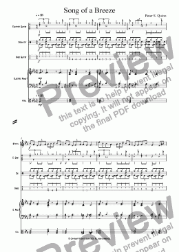 page one of Song of a Breeze