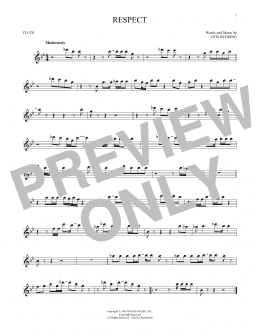 page one of Respect (Flute Solo)