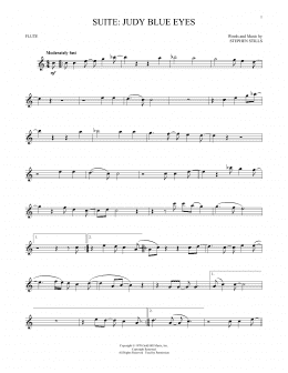 page one of Suite: Judy Blue Eyes (Flute Solo)