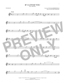 page one of If I Loved You (Tenor Sax Solo)
