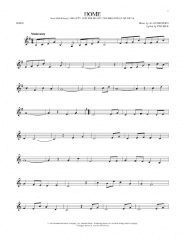 page one of Home (French Horn Solo)