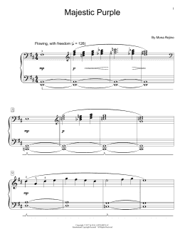 page one of Majestic Purple (Educational Piano)