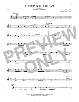 page one of The Impossible Dream (The Quest) (French Horn Solo)