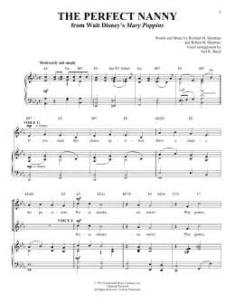 page one of The Perfect Nanny (Vocal Duet)