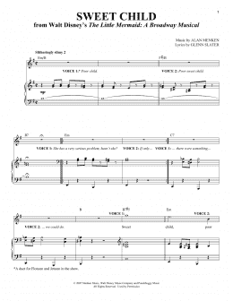 page one of Sweet Child (Vocal Duet)