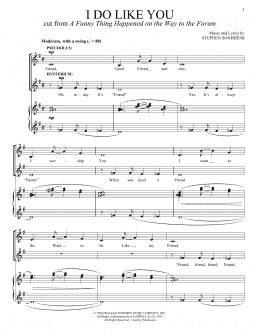 page one of I Do Like You (Vocal Duet)