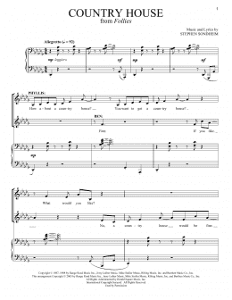 page one of Country House (1987) (Vocal Duet)