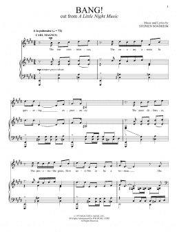page one of Bang! (Vocal Duet)