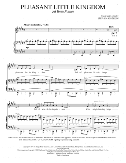 page one of Pleasant Little Kingdom (Vocal Duet)