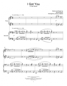 page one of I Got You (I Feel Good) (Piano Duet)