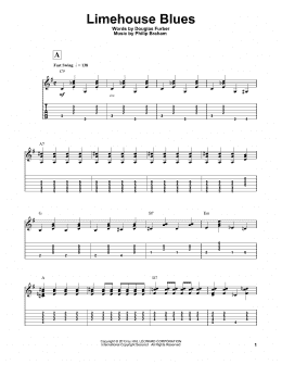 page one of Limehouse Blues (Guitar Tab (Single Guitar))