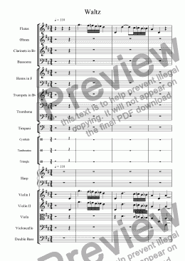 page one of Waltz no.1
