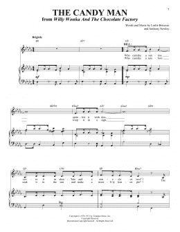page one of The Candy Man (Piano & Vocal)
