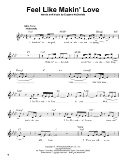 page one of Feel Like Makin' Love (Pro Vocal)
