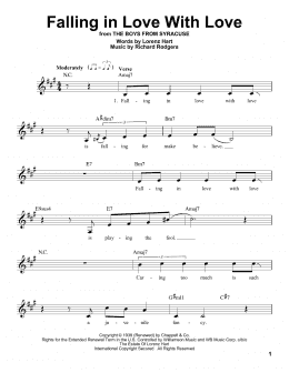page one of Falling In Love With Love (Pro Vocal)