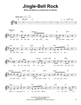 page one of Jingle Bell Rock (Pro Vocal)