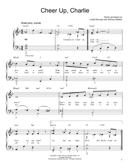 page one of Cheer Up, Charlie (Easy Piano)