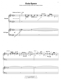page one of Outa-Space (Keyboard Transcription)