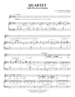 page one of Quartet (Piano & Vocal)