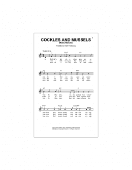 page one of Cockles And Mussels (Molly Malone) (Lead Sheet / Fake Book)