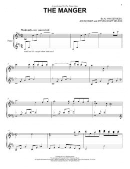 page one of The Manger (Cello and Piano)