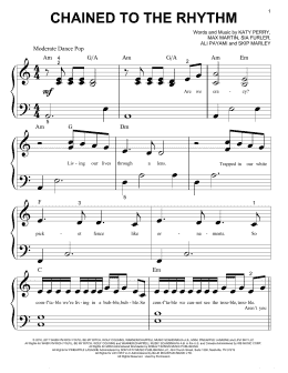 page one of Chained To The Rhythm (Big Note Piano)