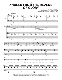 page one of Angels From The Realms Of Glory (Cello and Piano)