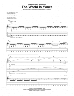 page one of The World Is Yours (Guitar Tab)