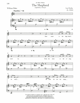 page one of The Shepherd (Piano & Vocal)