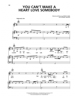 page one of You Can't Make A Heart Love Somebody (Piano, Vocal & Guitar Chords (Right-Hand Melody))