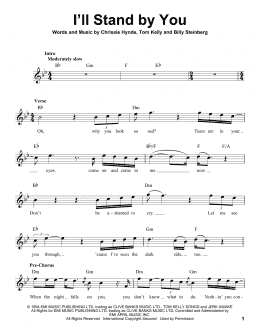 page one of I'll Stand By You (Pro Vocal)