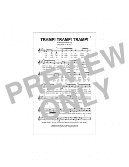 page one of Tramp! Tramp! Tramp! (Lead Sheet / Fake Book)