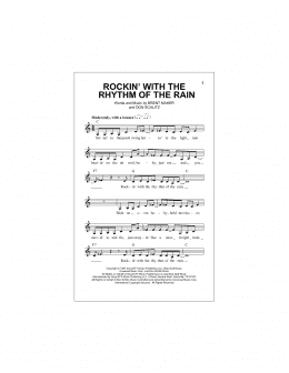 page one of Rockin' With The Rhythm Of The Rain (Lead Sheet / Fake Book)
