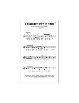 page one of Laughter In The Rain (Lead Sheet / Fake Book)