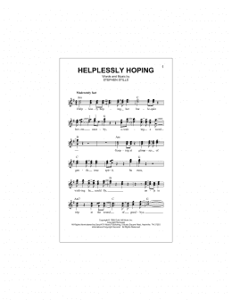 page one of Helplessly Hoping (Lead Sheet / Fake Book)