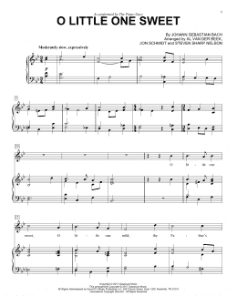 page one of O Little One Sweet (Piano & Vocal)