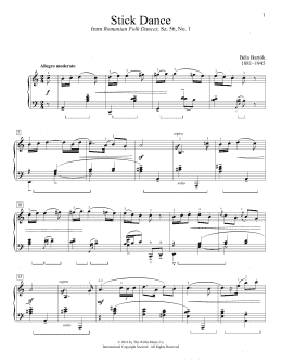 page one of Stick Dance (Educational Piano)