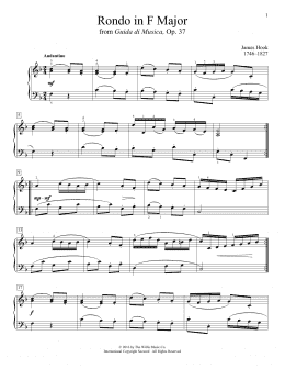 page one of Rondo In F Major (Educational Piano)