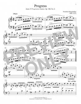 page one of Progress (Educational Piano)