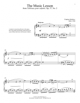 page one of The Music Lesson (Educational Piano)